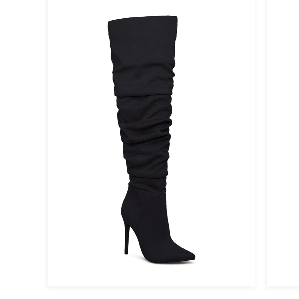 Over the knee boots, 8.5, black, NWT